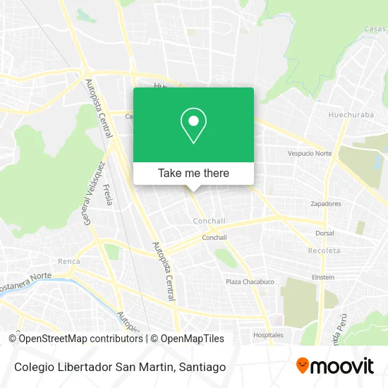 Colegio Libertador San Martin map