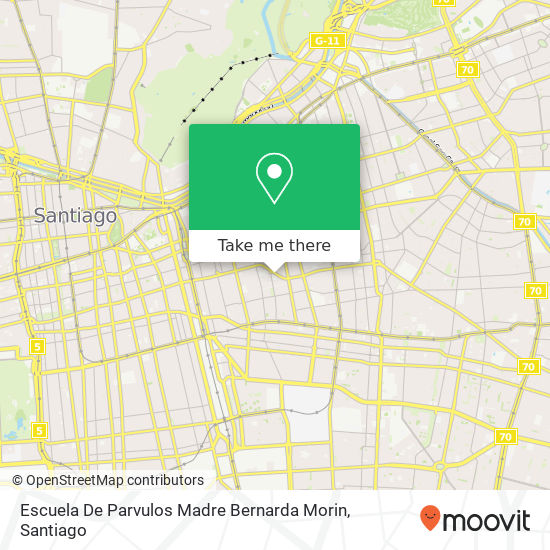 Escuela De Parvulos Madre Bernarda Morin map