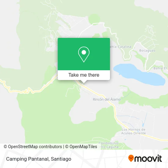 Mapa de Camping Pantanal