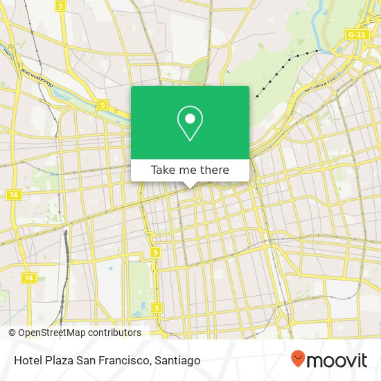 Hotel Plaza San Francisco map