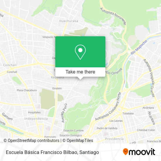 Escuela Básica Francisco Bilbao map