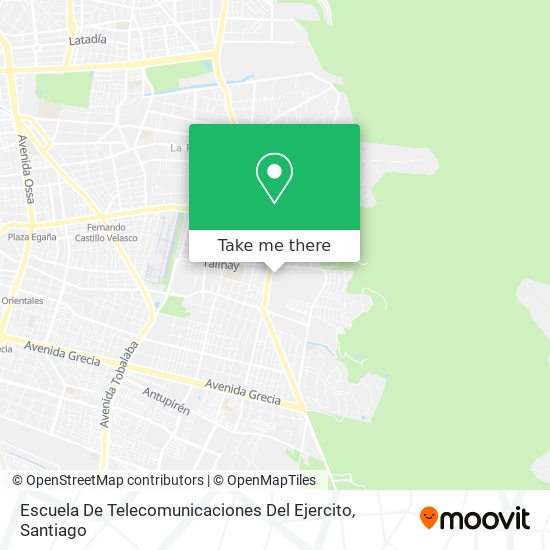 Escuela De Telecomunicaciones Del Ejercito map
