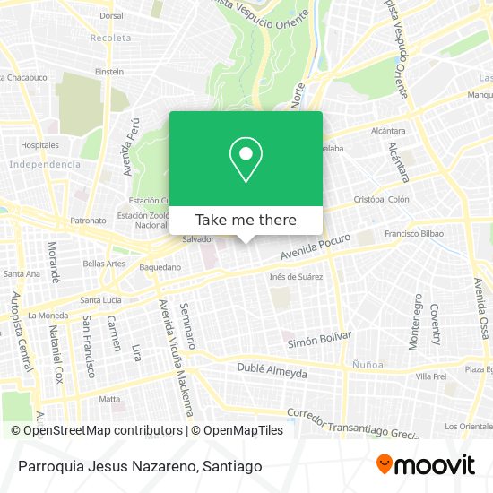 Mapa de Parroquia Jesus Nazareno