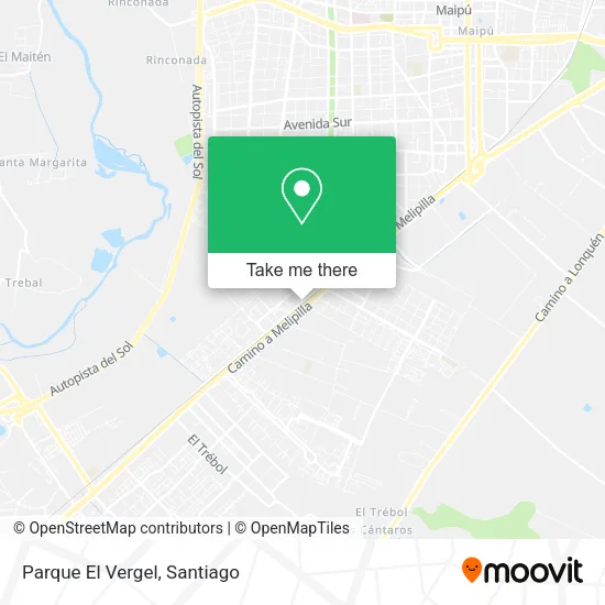 Parque El Vergel map