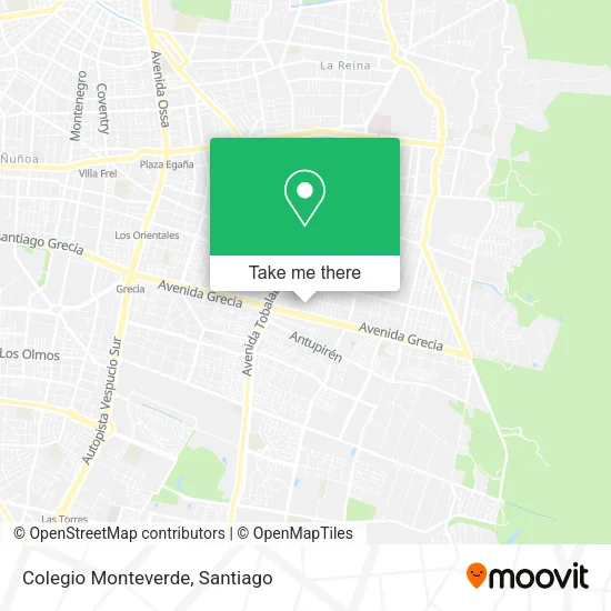 Colegio Monteverde map