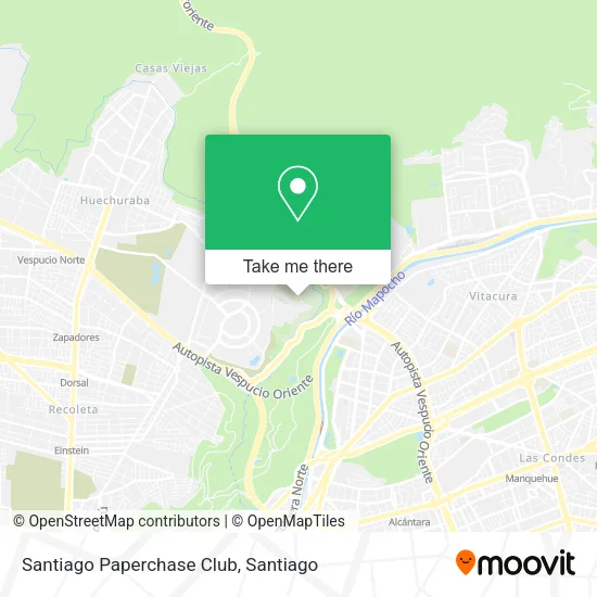 Santiago Paperchase Club map