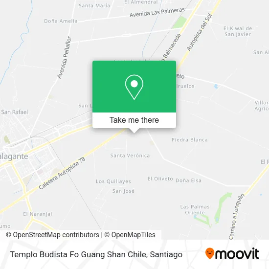 Templo Budista Fo Guang Shan Chile map