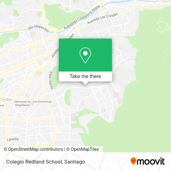 Colegio Redland School map