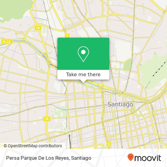 Persa Parque De Los Reyes map