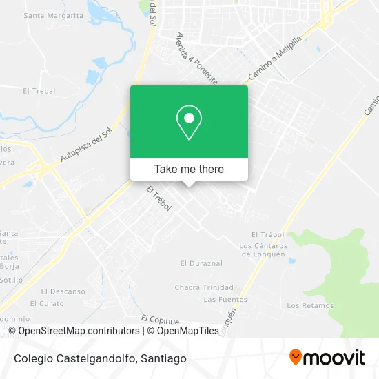 Colegio Castelgandolfo map
