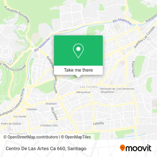 Centro De Las Artes Ca 660 map