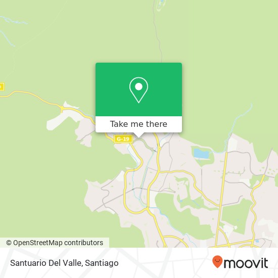 Mapa de Santuario Del Valle