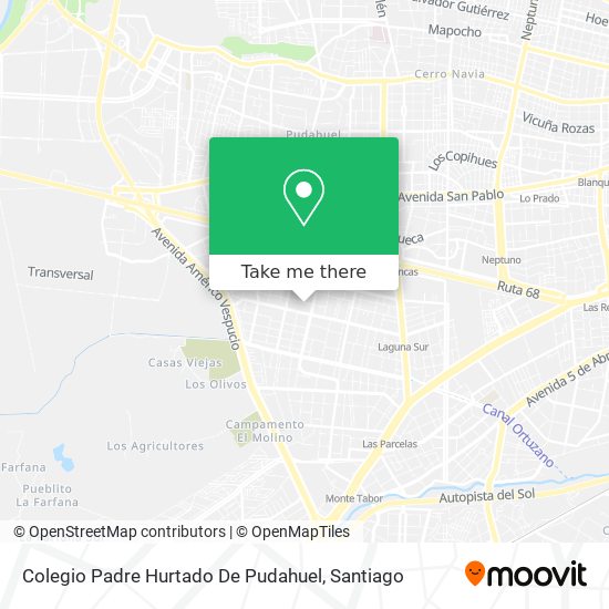 Colegio Padre Hurtado De Pudahuel map