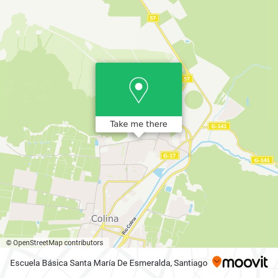 Mapa de Escuela Básica Santa María De Esmeralda