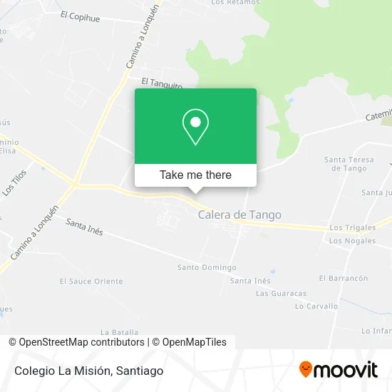 Colegio La Misión map
