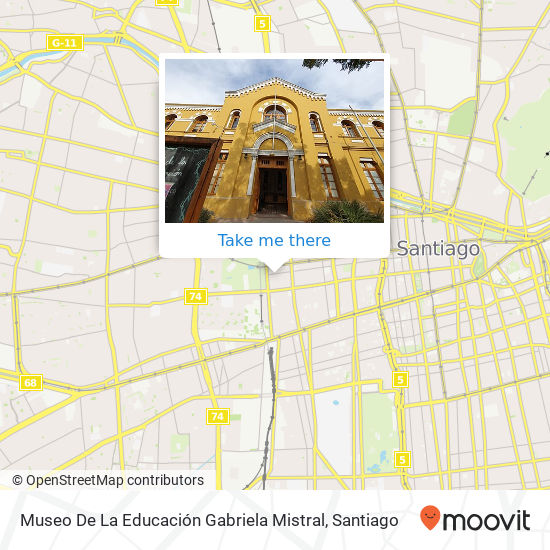 Museo De La Educación Gabriela Mistral map