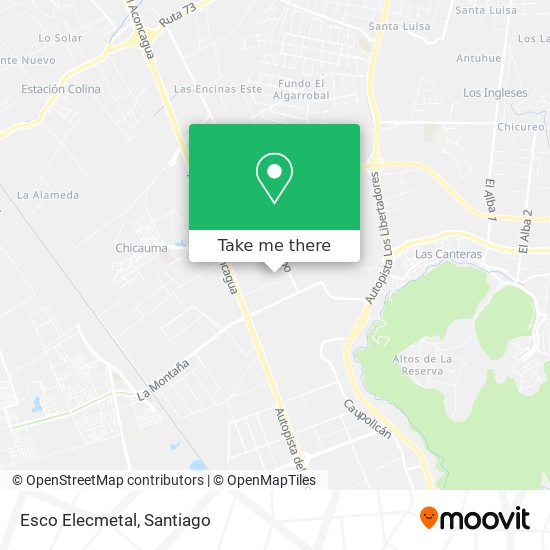 Mapa de Esco Elecmetal