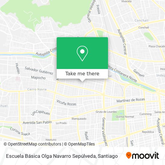 Escuela Básica Olga Navarro Sepúlveda map