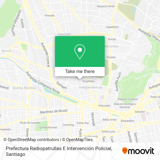 Prefectura Radiopatrullas E Intervención Policial map
