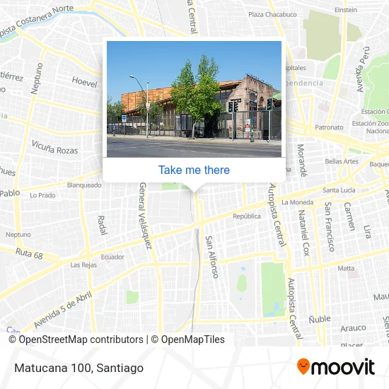 Matucana 100 map
