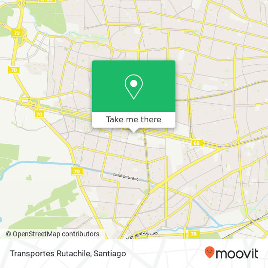 Transportes Rutachile map