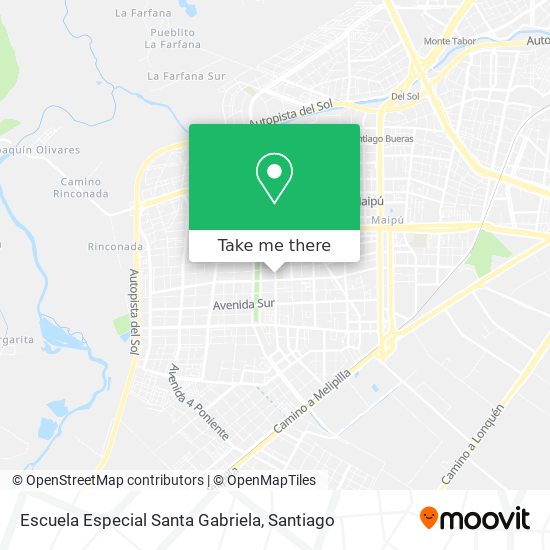 Escuela Especial Santa Gabriela map