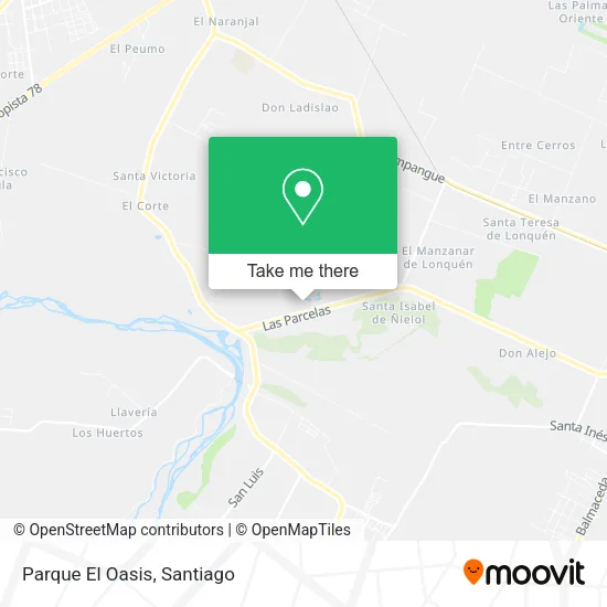 Mapa de Parque El Oasis