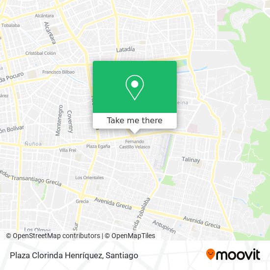 Plaza Clorinda Henríquez map