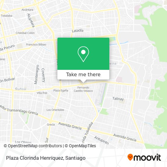 Mapa de Plaza Clorinda Henríquez