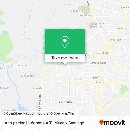 Agrupación Intégrame A Tu Mundo map
