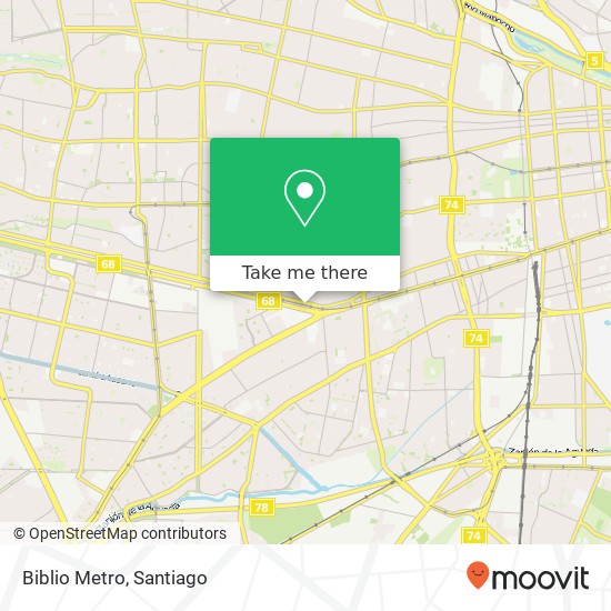 Biblio Metro map
