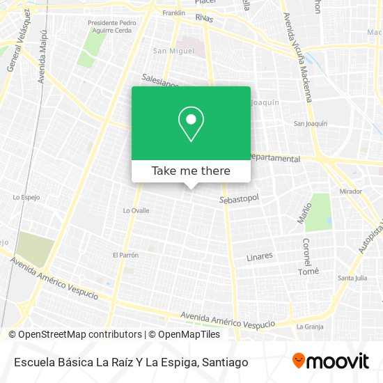 Escuela Básica La Raíz Y La Espiga map