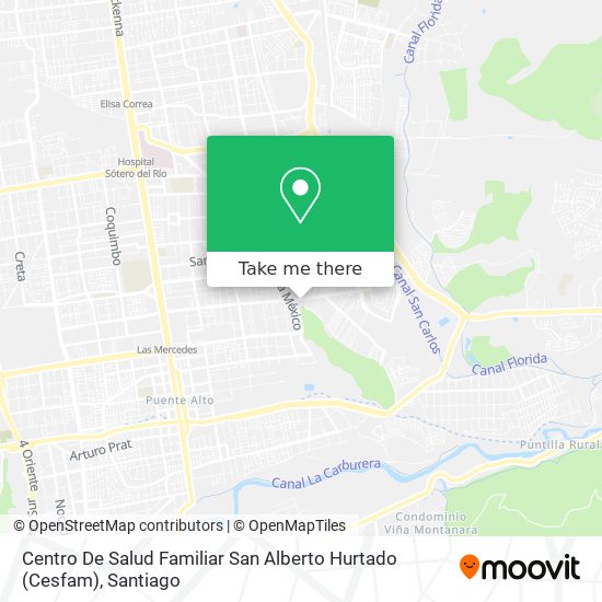Centro De Salud Familiar San Alberto Hurtado (Cesfam) map