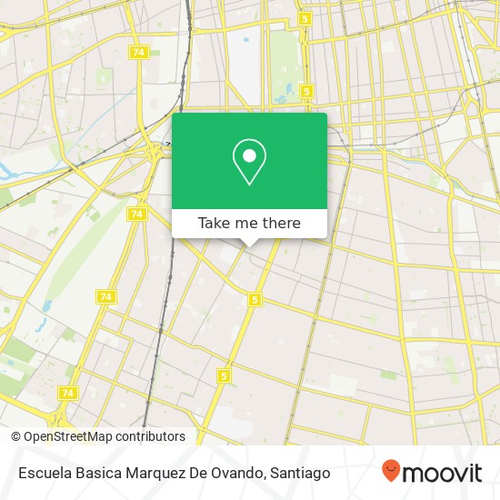 Escuela Basica Marquez De Ovando map
