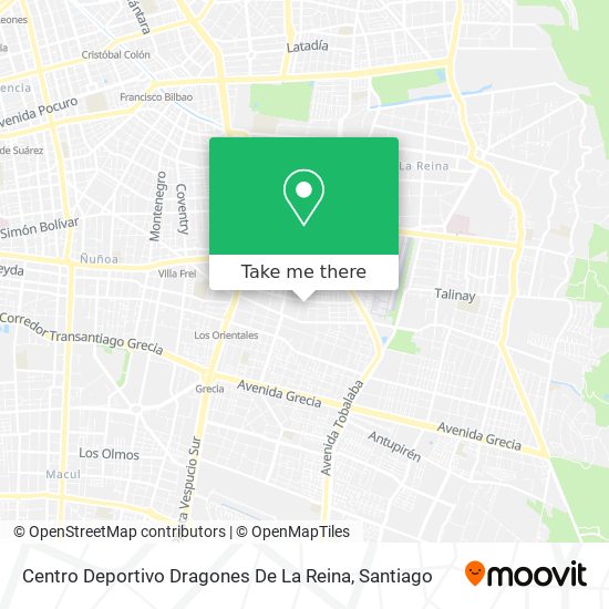 Centro Deportivo Dragones De La Reina map