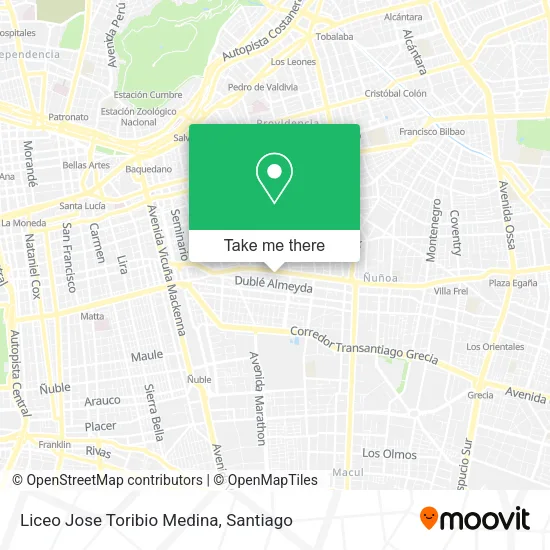 Liceo Jose Toribio Medina map