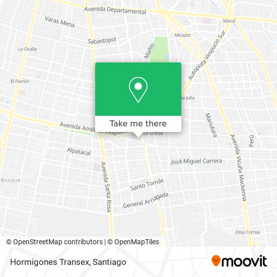 Mapa de Hormigones Transex