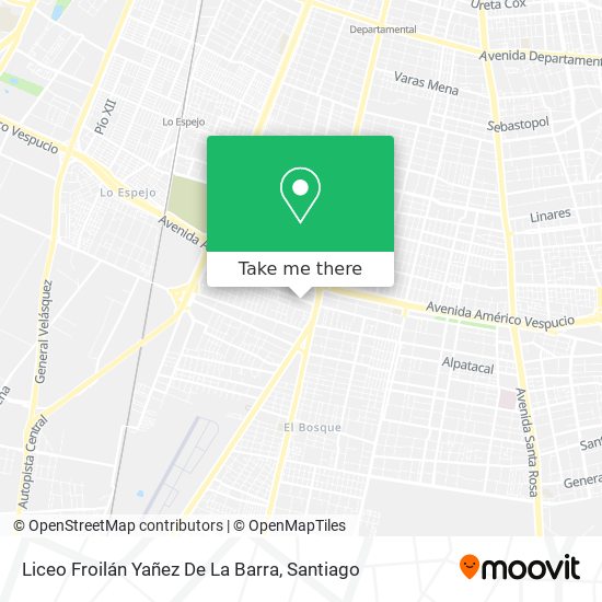 Liceo Froilán Yañez De La Barra map