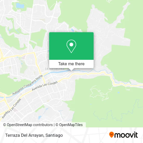 Terraza Del Arrayan map