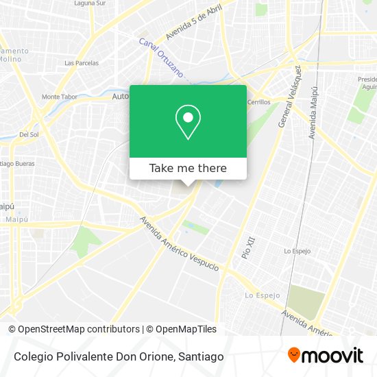 Colegio Polivalente Don Orione map