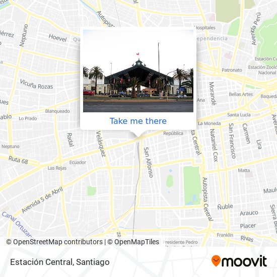 Estación Central map