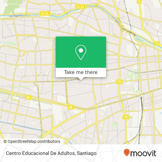 Centro Educacional De Adultos map