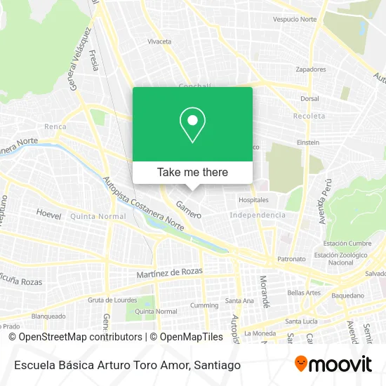 Escuela Básica Arturo Toro Amor map