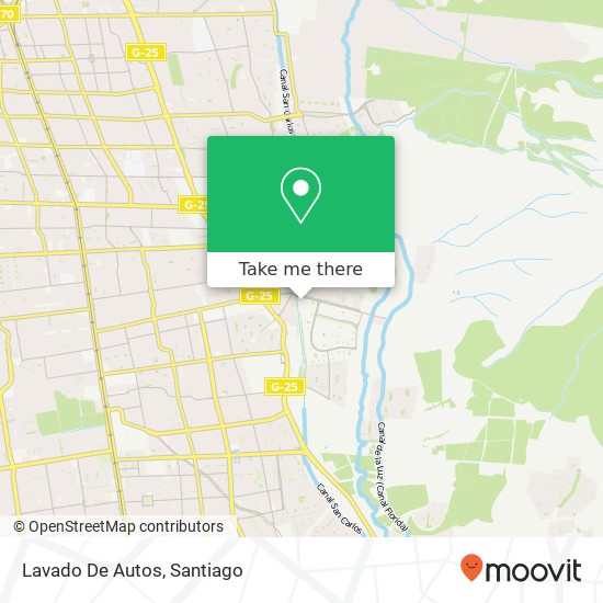 Lavado De Autos map