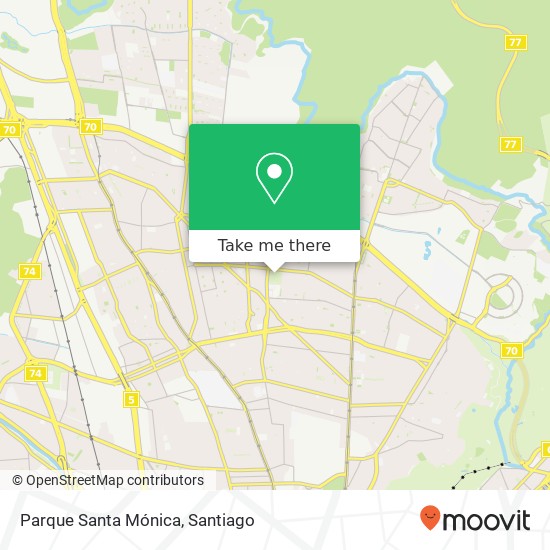 Parque Santa Mónica map