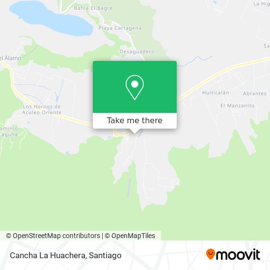 Cancha La Huachera map