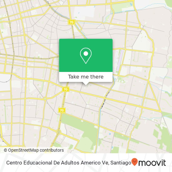 Centro Educacional De Adultos Americo Ve map