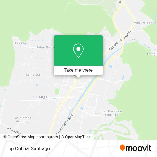 Top Colina map