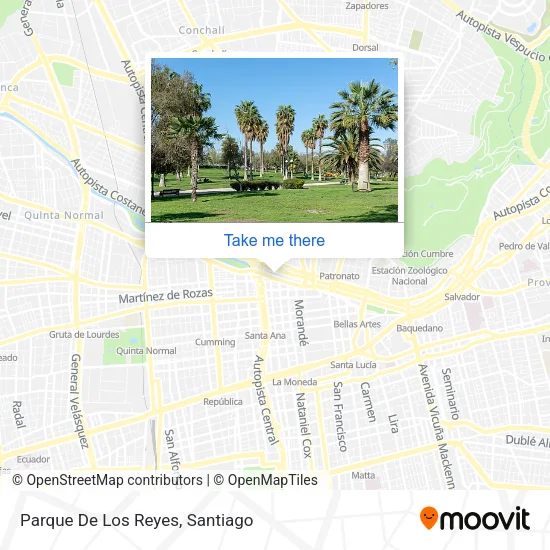 Parque De Los Reyes map