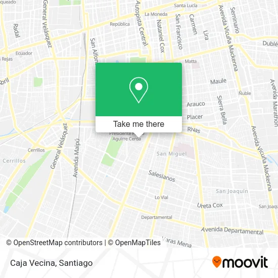 Caja Vecina map